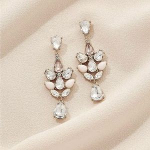 Olive & Piper crystal drop stud earrings